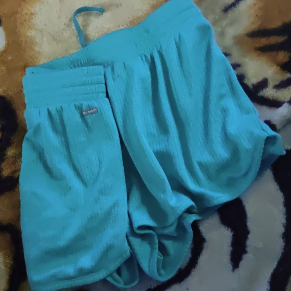 Blue shorts